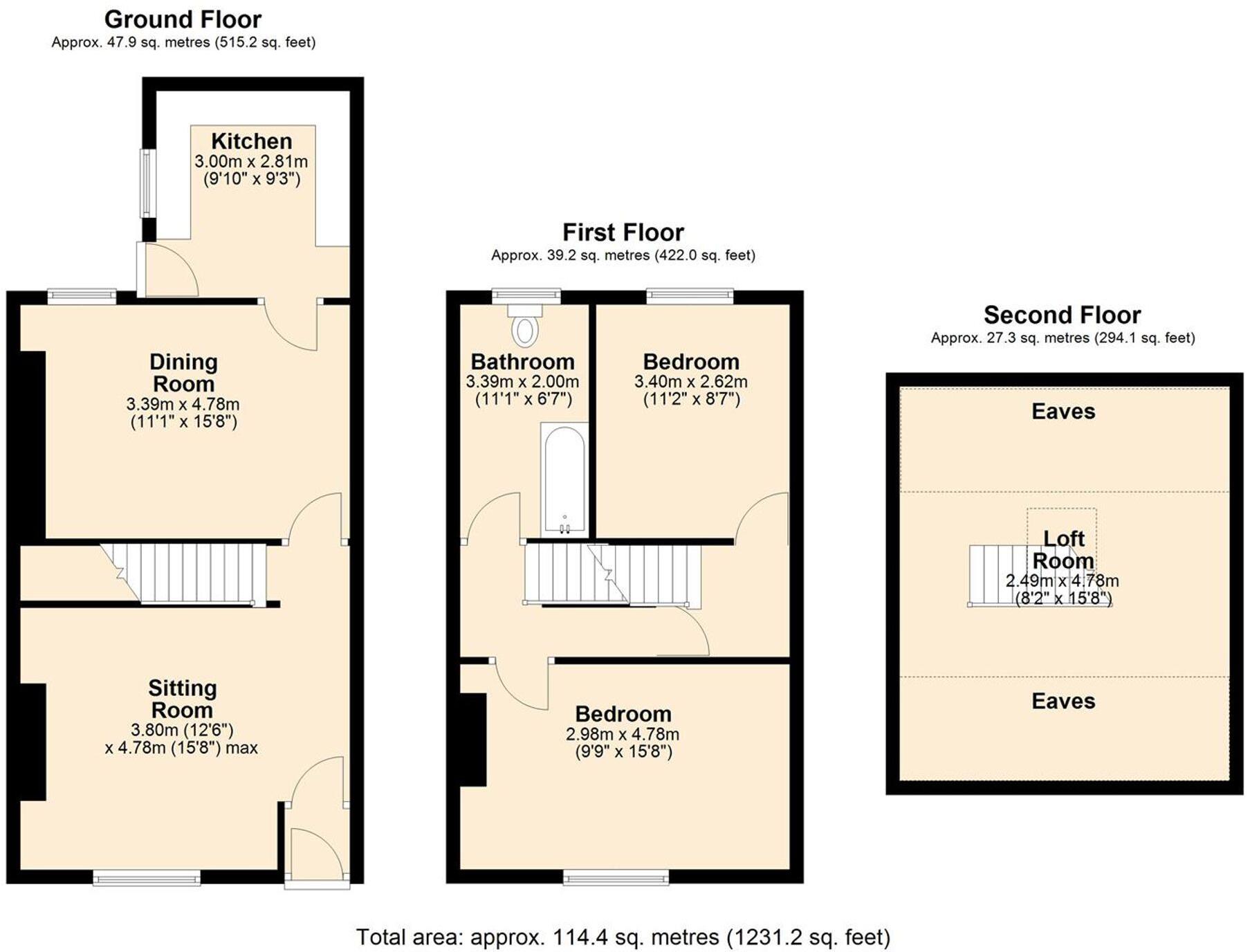 Stanley Street, Atherton, M46 floorplan