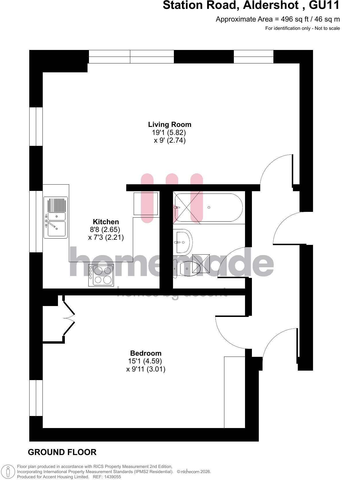 Alexander House, Station Road, Aldershot, Hampshire floorplan