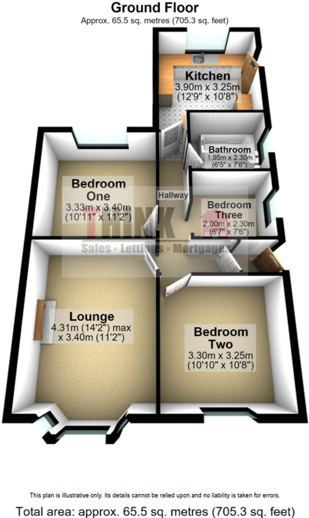 Dryden Avenue, Ashton-In-Makerfield, WN4 floorplan