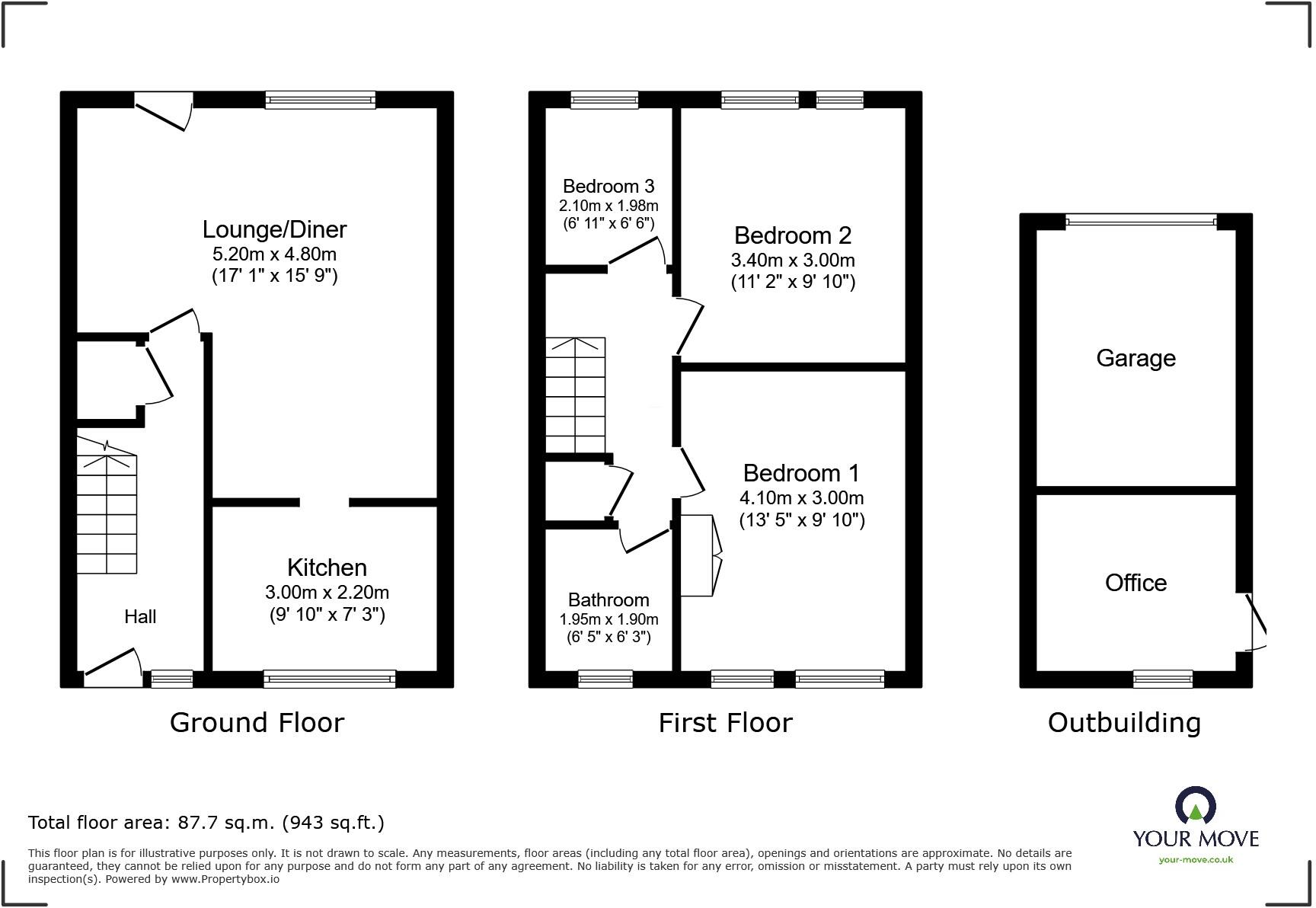 Challock Walk, Maidstone, Kent, ME14 floorplan