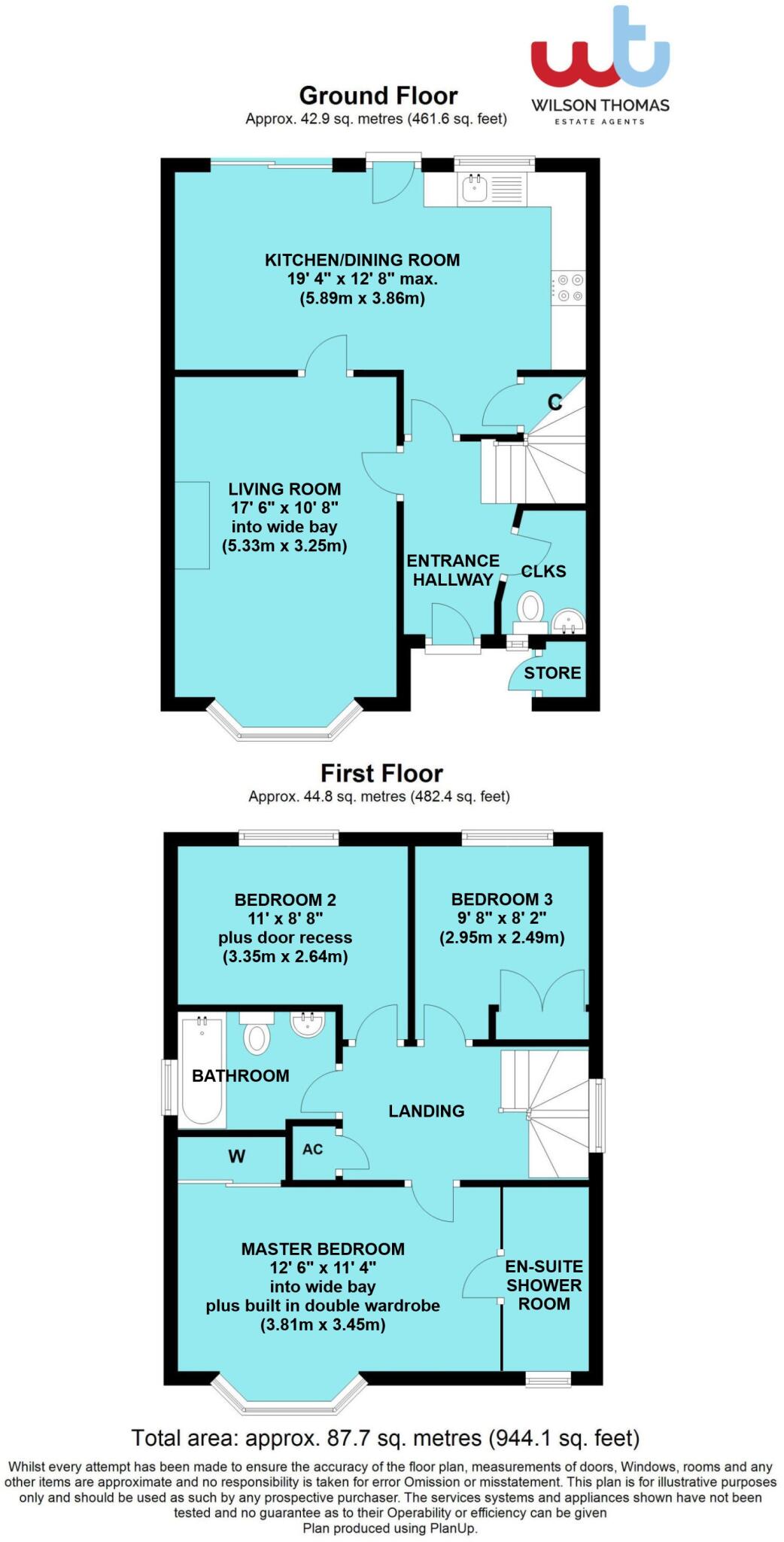 Twin Oaks Close, Broadstone floorplan