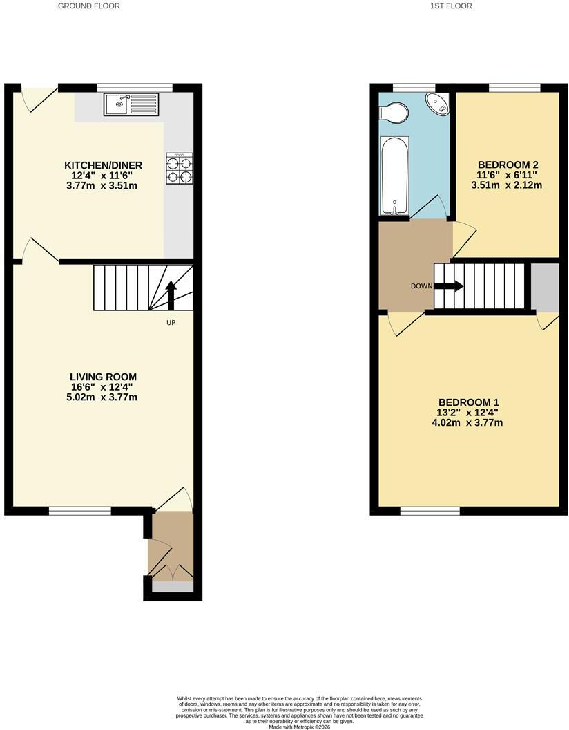 Rollestone Crescent, Exeter floorplan