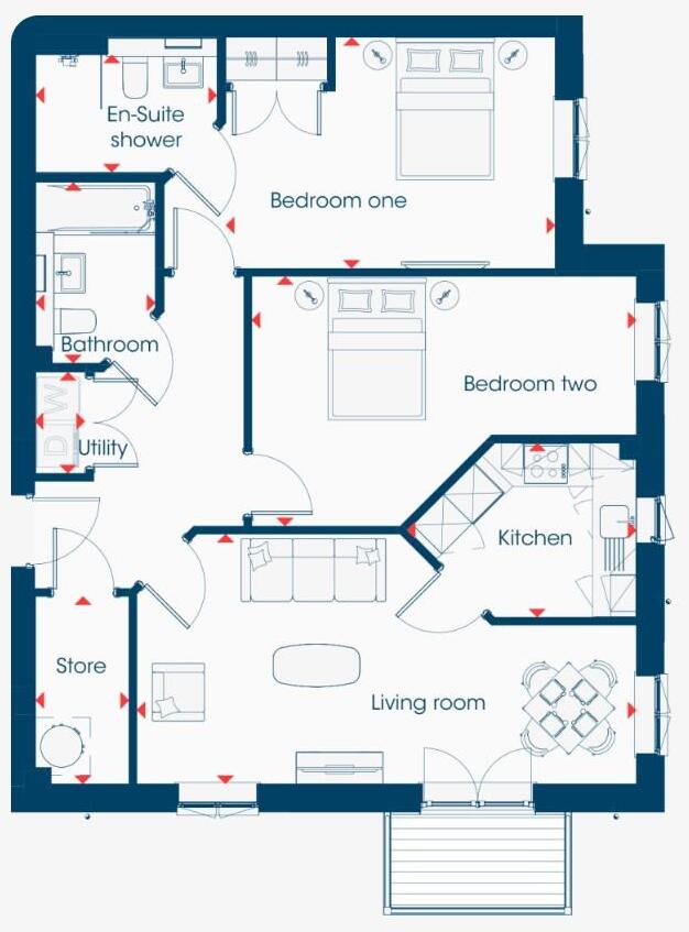 Radford House, Weirfield Road, Exeter, EX2 floorplan