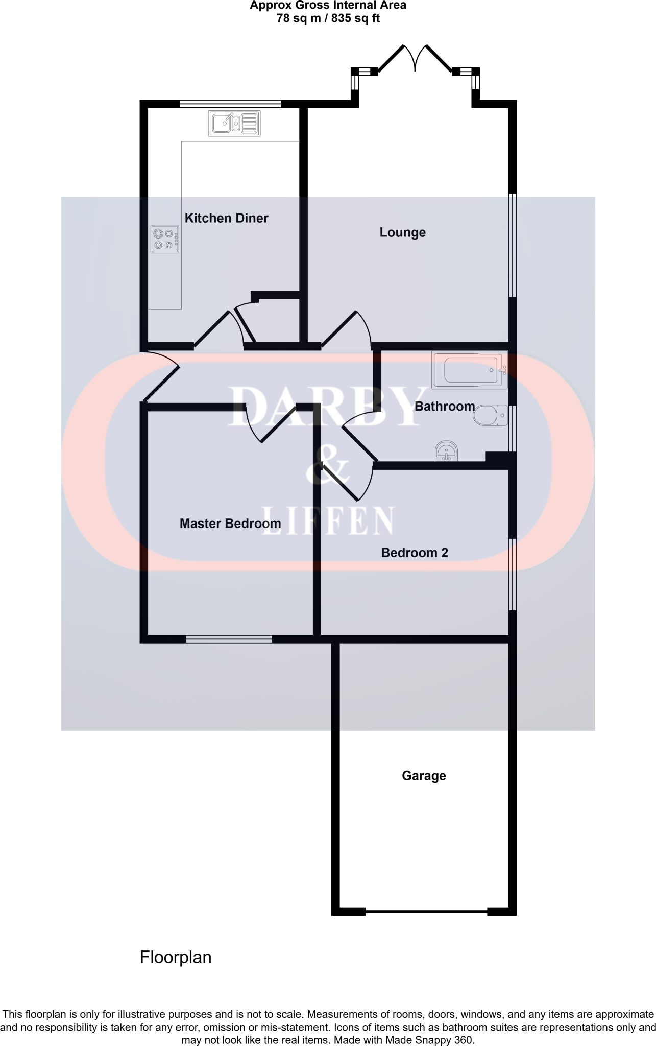 Green Lane, Bradwell floorplan