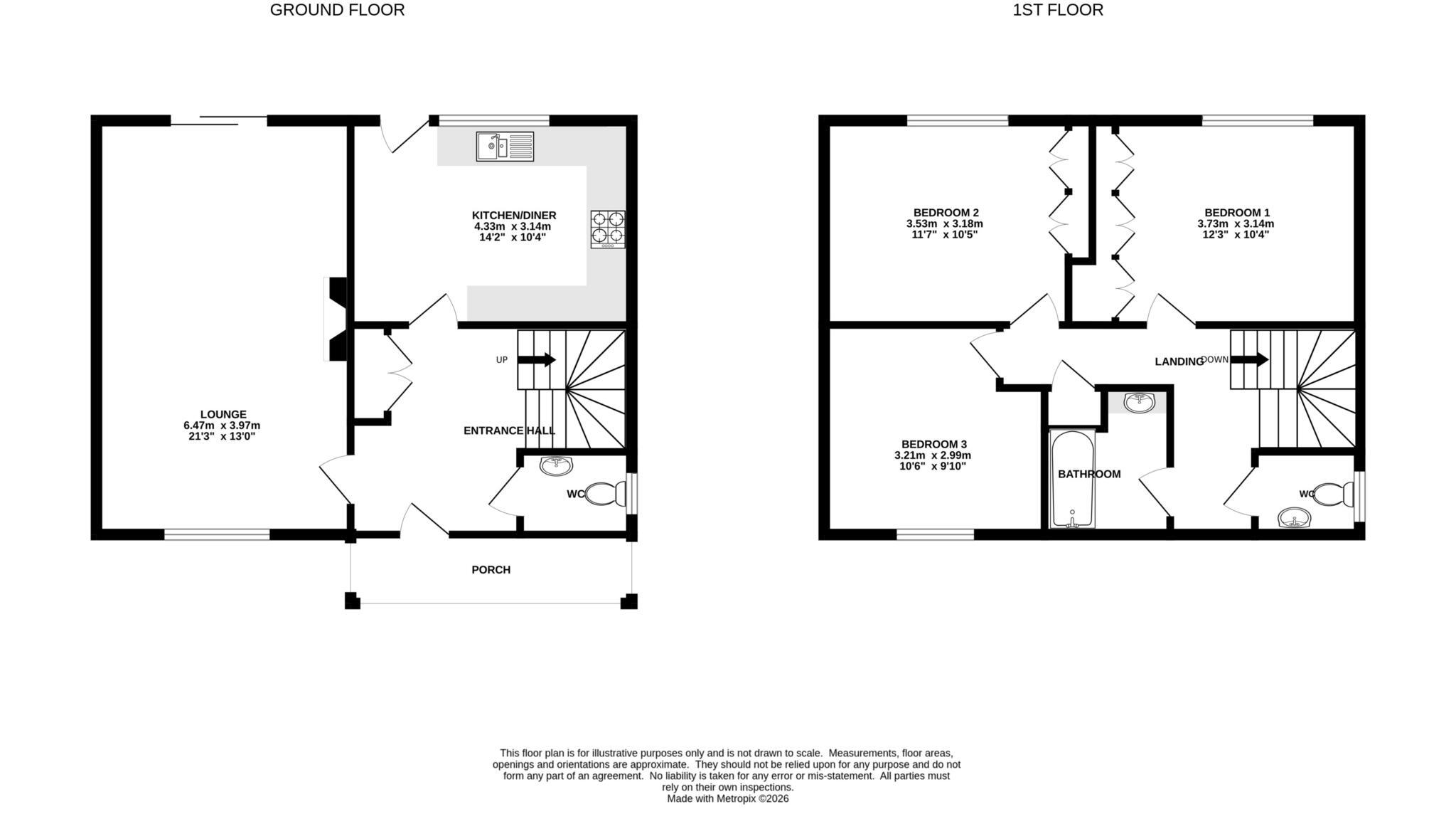 Laburnum Drive, Blofield floorplan