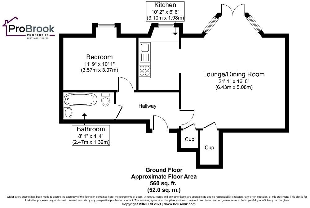 Princes Terrace, Glasgow, G12 floorplan