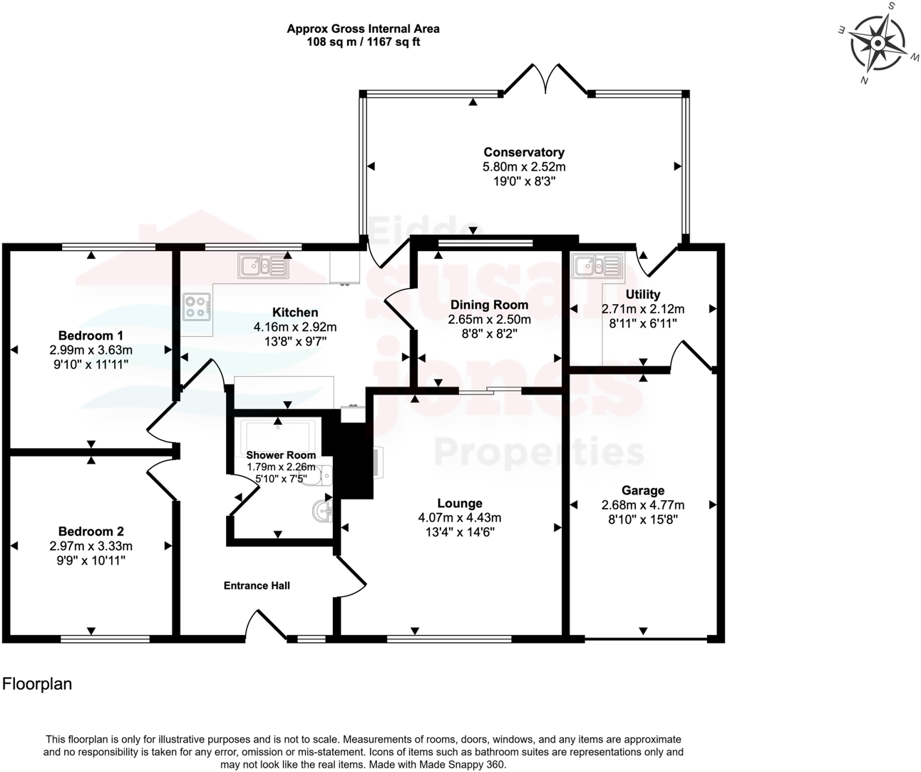 Lon Ceredigion, Pwllheli, LL53 floorplan
