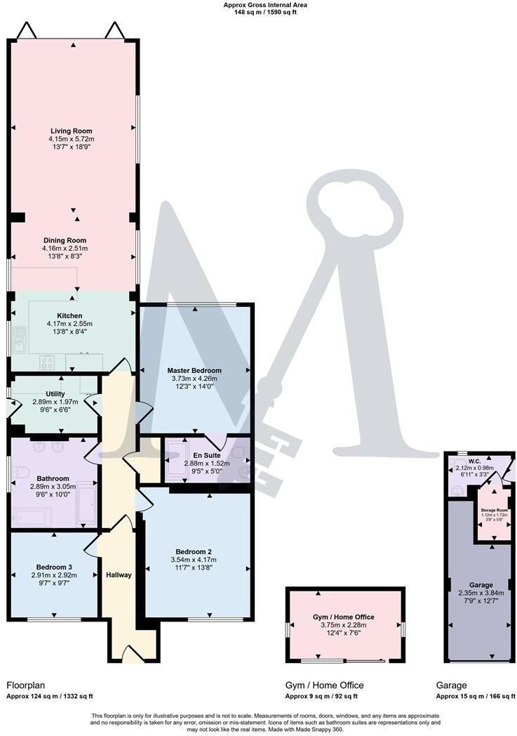 Lower Moor Road, Coleorton, Coalville floorplan