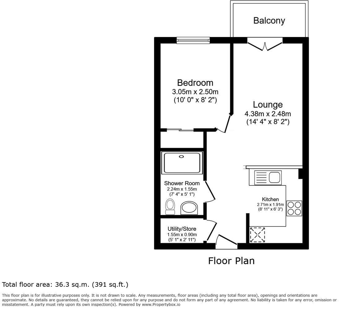 Apartment 24, Troutbeck Road Sheffield, S7 2AG floorplan