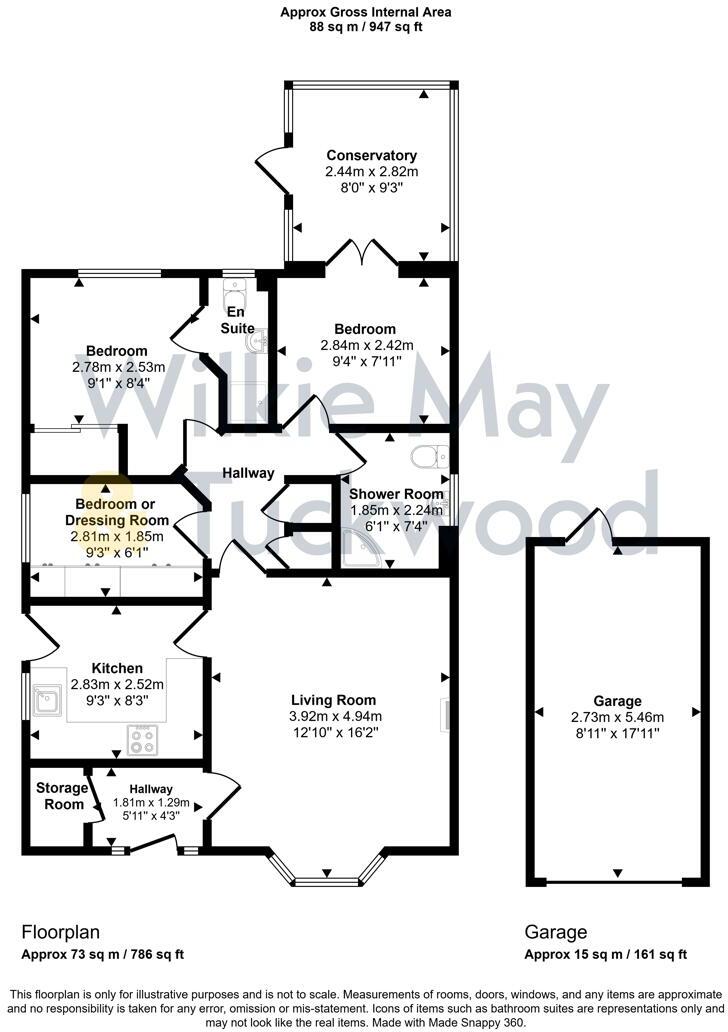 Admirals Close, Watchet floorplan