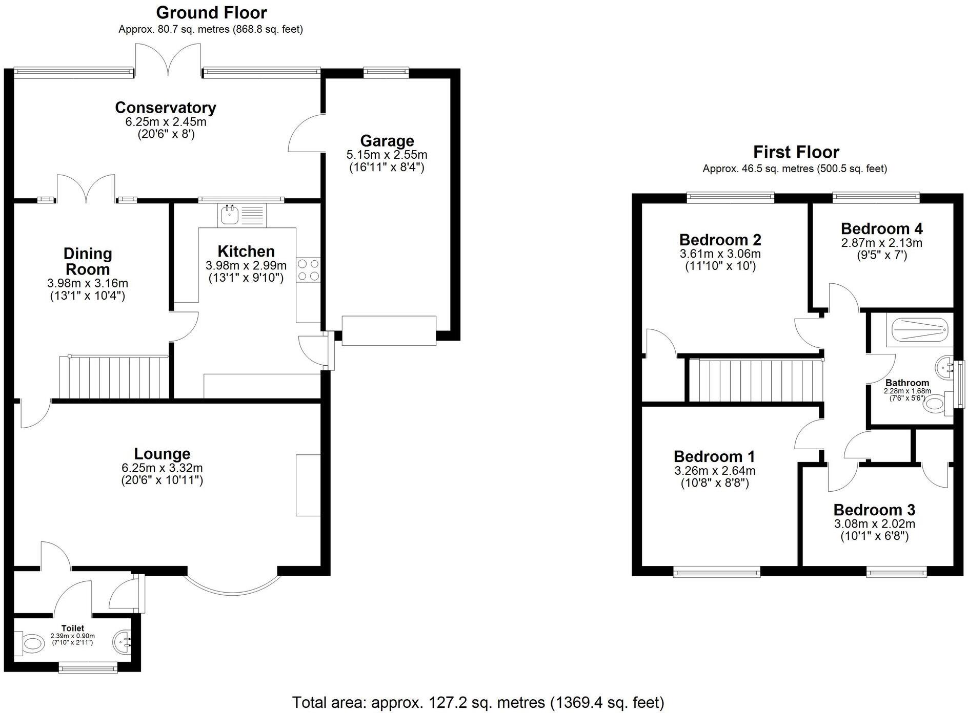 Tower Close, Bassingbourn, SG8 floorplan