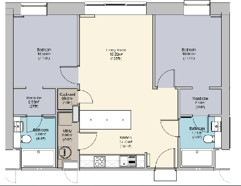 Weavers Quay, Old Mill Street, Manchester floorplan