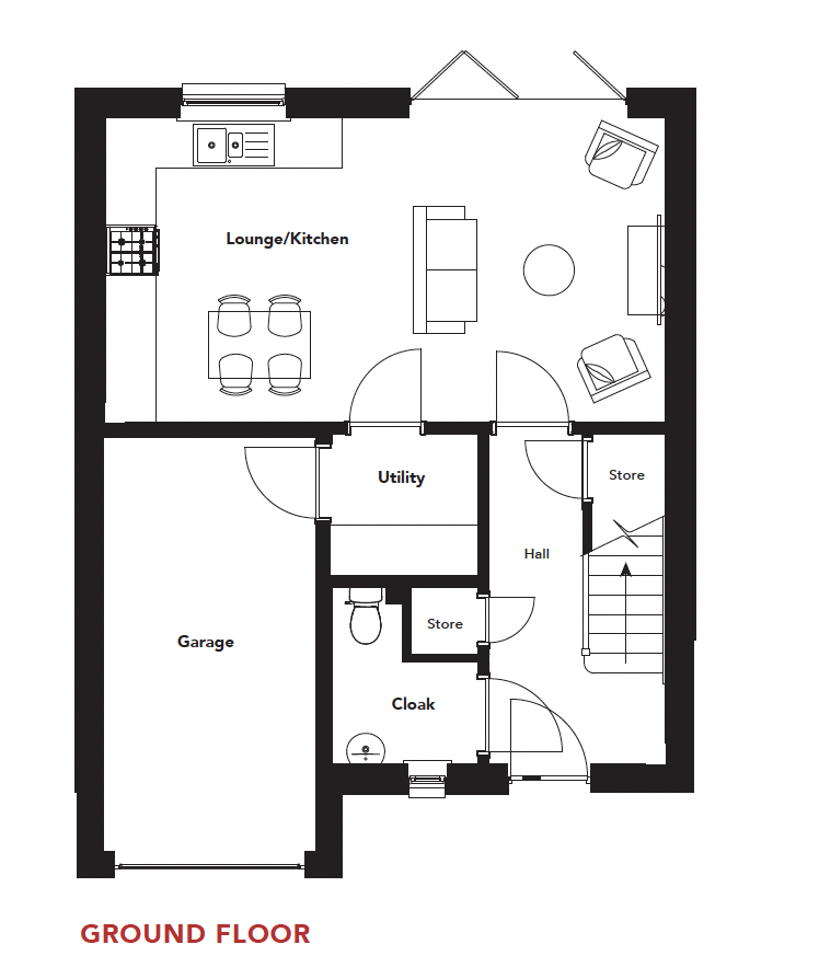 Water of Coyle , Truesdale Crescent, Drongan , KA6 7DX floorplan