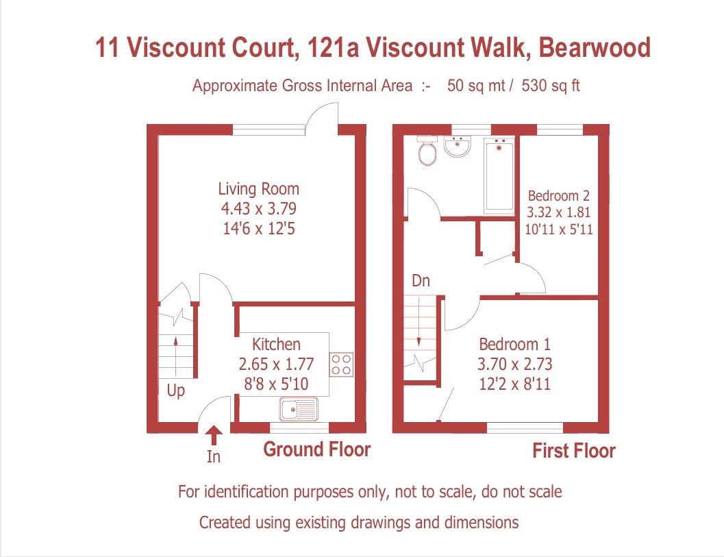Viscount Walk, Bournemouth, Dorset, BH11 floorplan