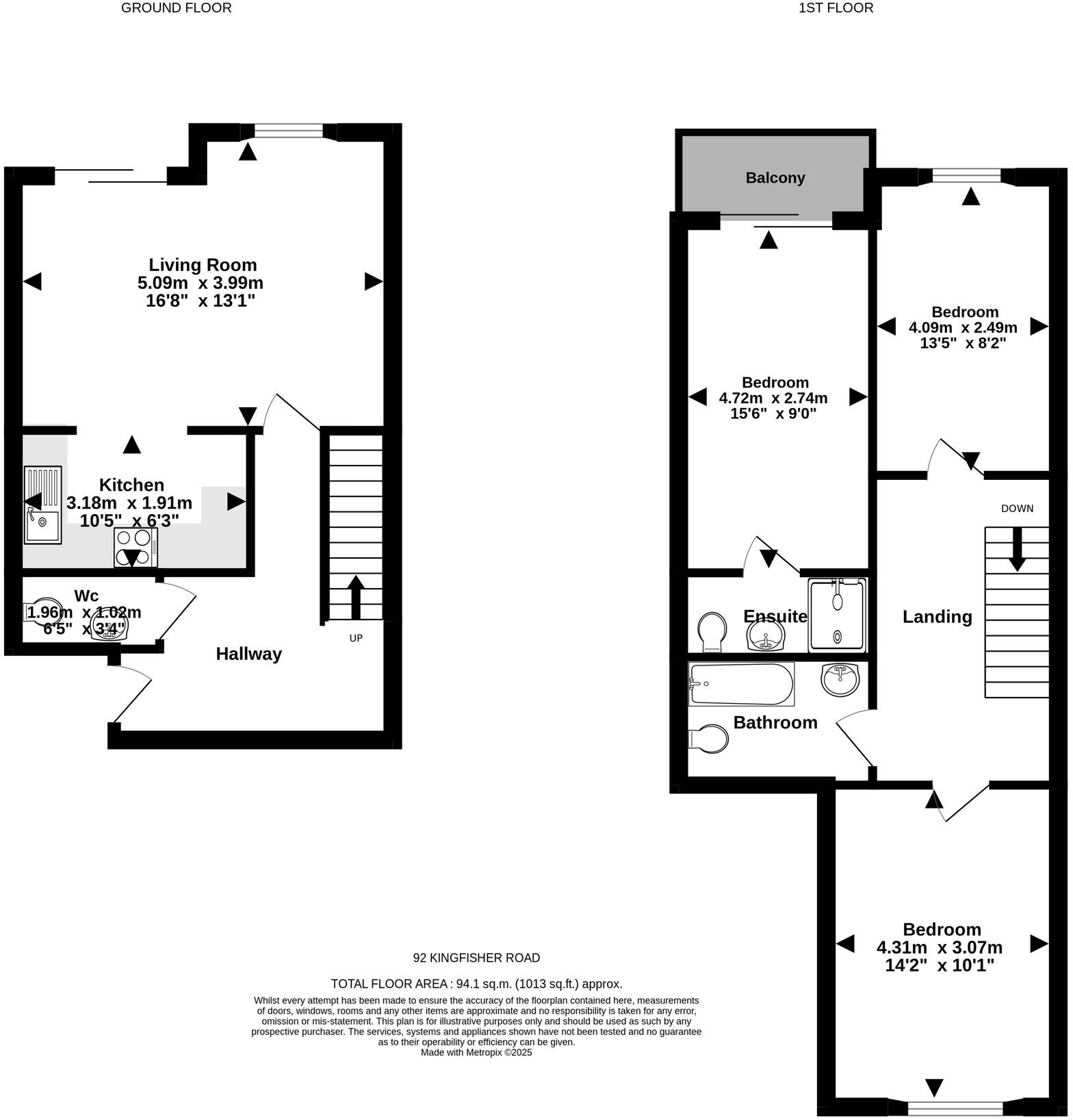 Kingfisher Road, Portishead floorplan