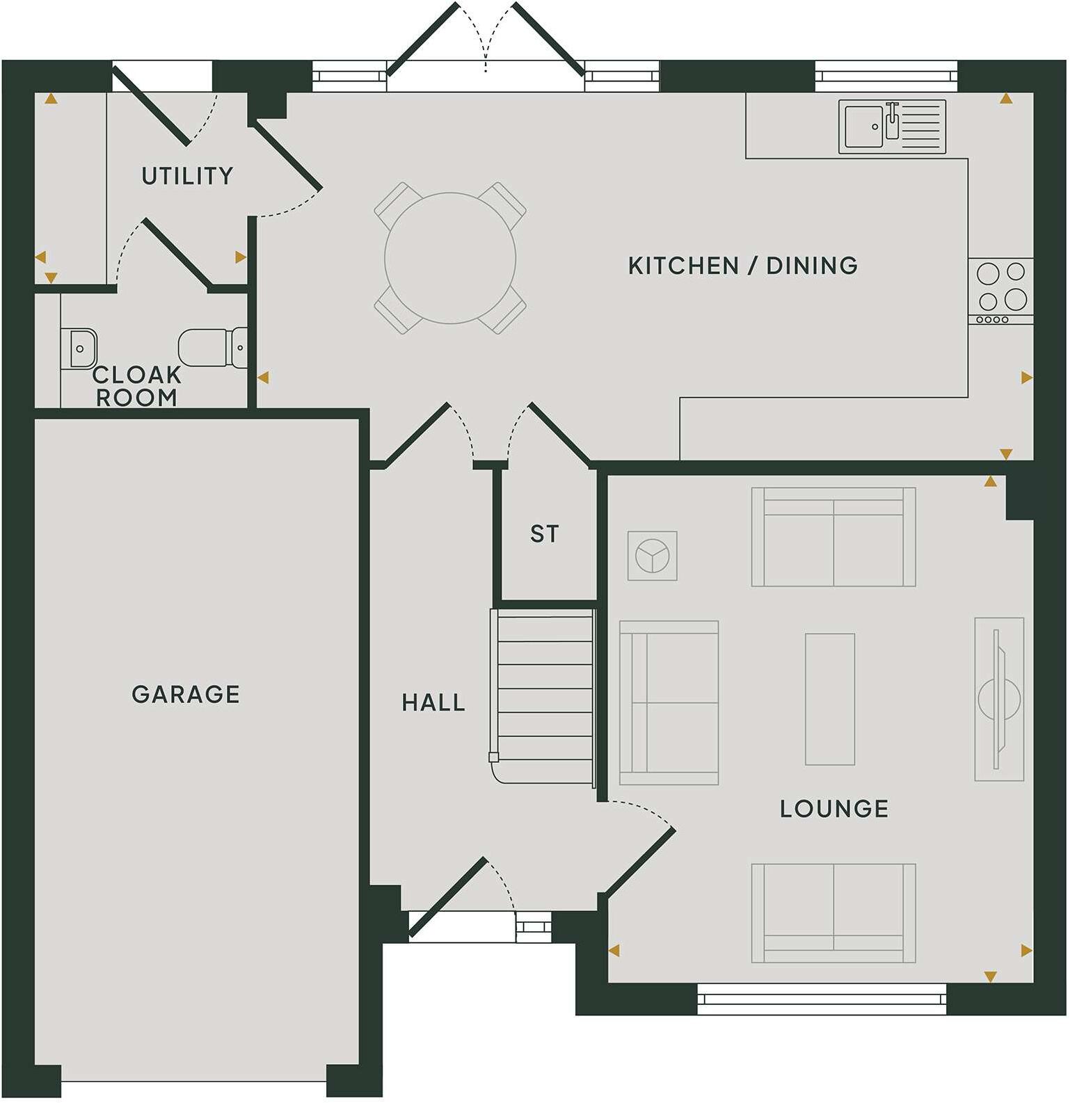 Hollycroft Grange
Normandy Way

Hinckley
LE10 3FG floorplan