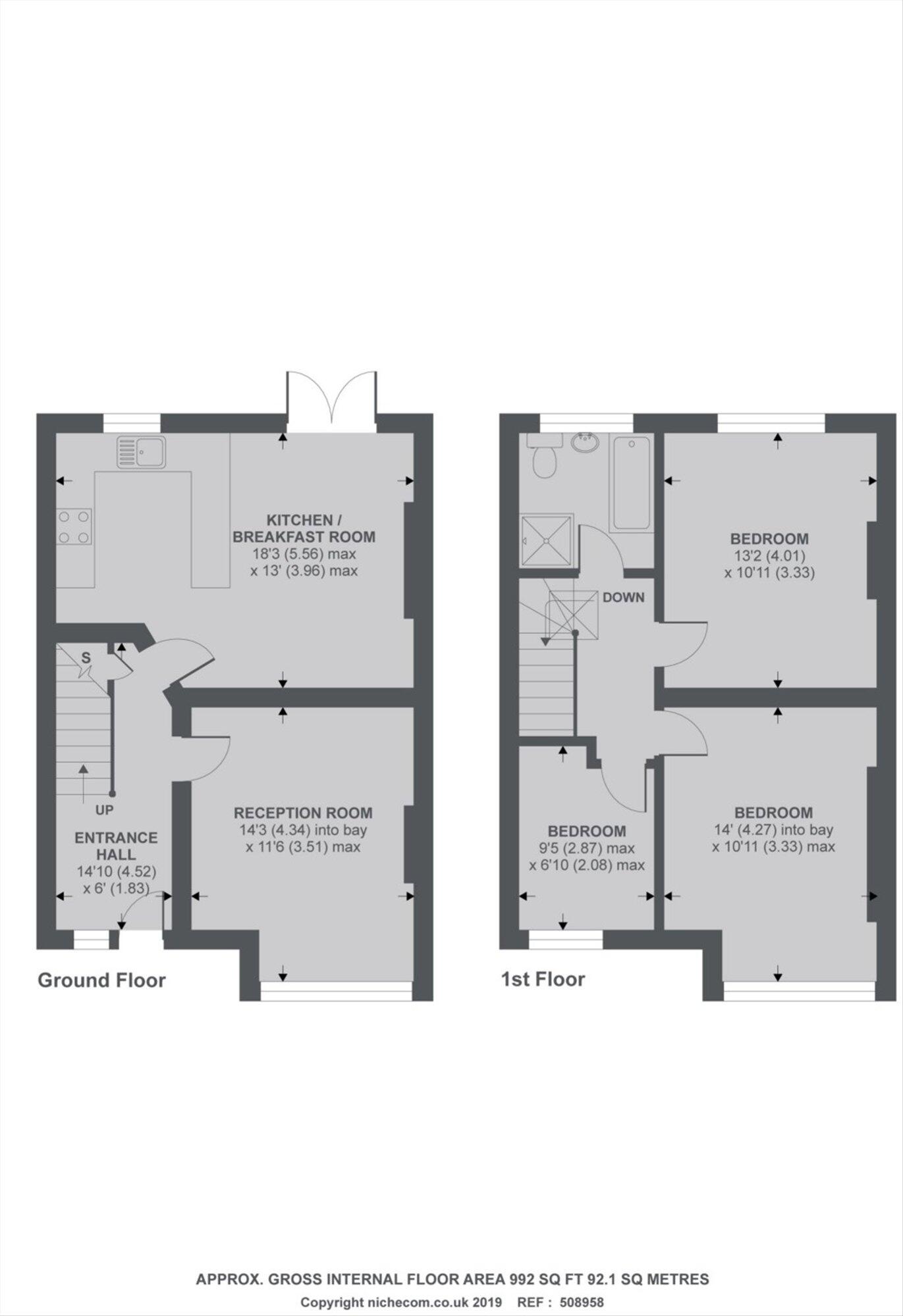 Gracefield Gardens, Streatham floorplan