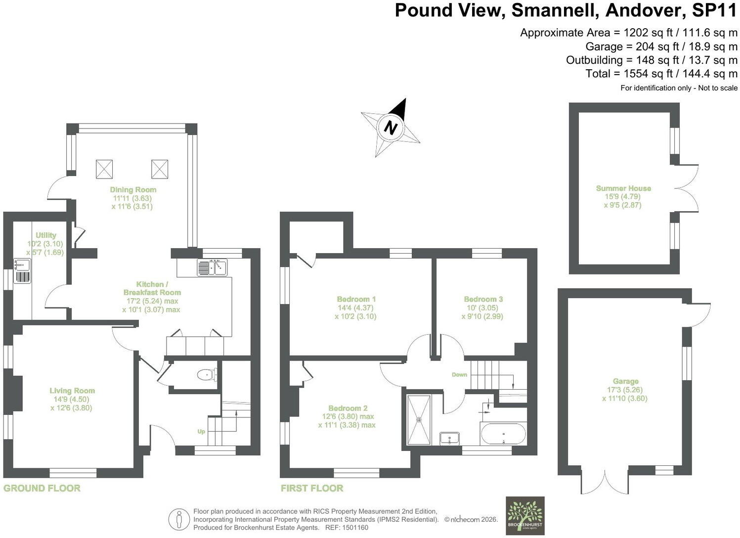 Pound View, Smannell, Andover, SP11 6JN floorplan