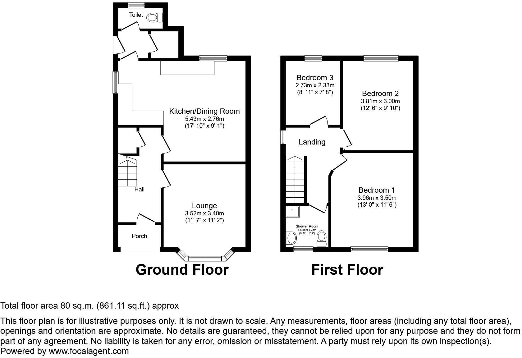Park Road, Heage, Belper, Derbyshire floorplan