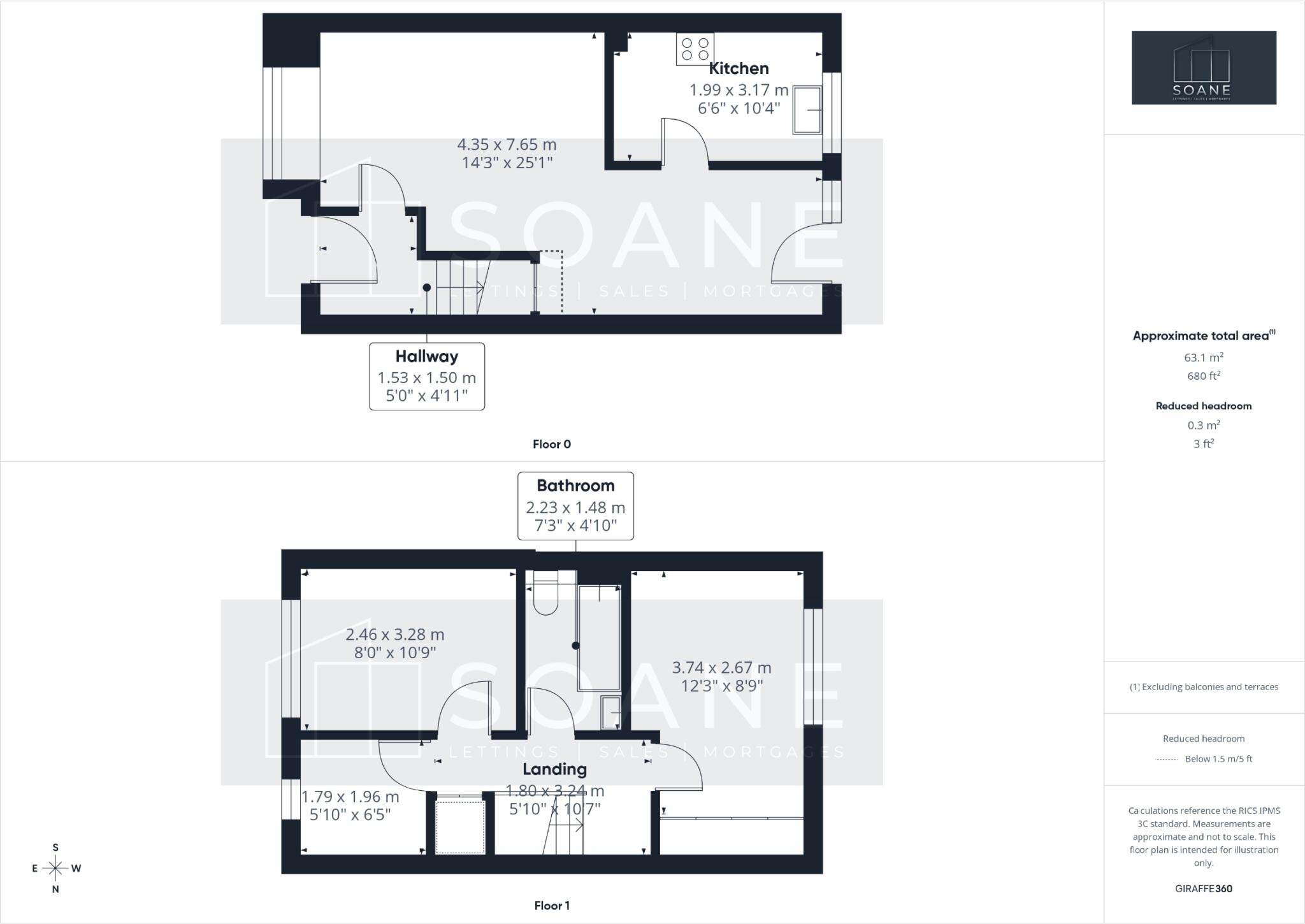 Benham Drive, Portsmouth, Hampshire, PO3 5QW floorplan