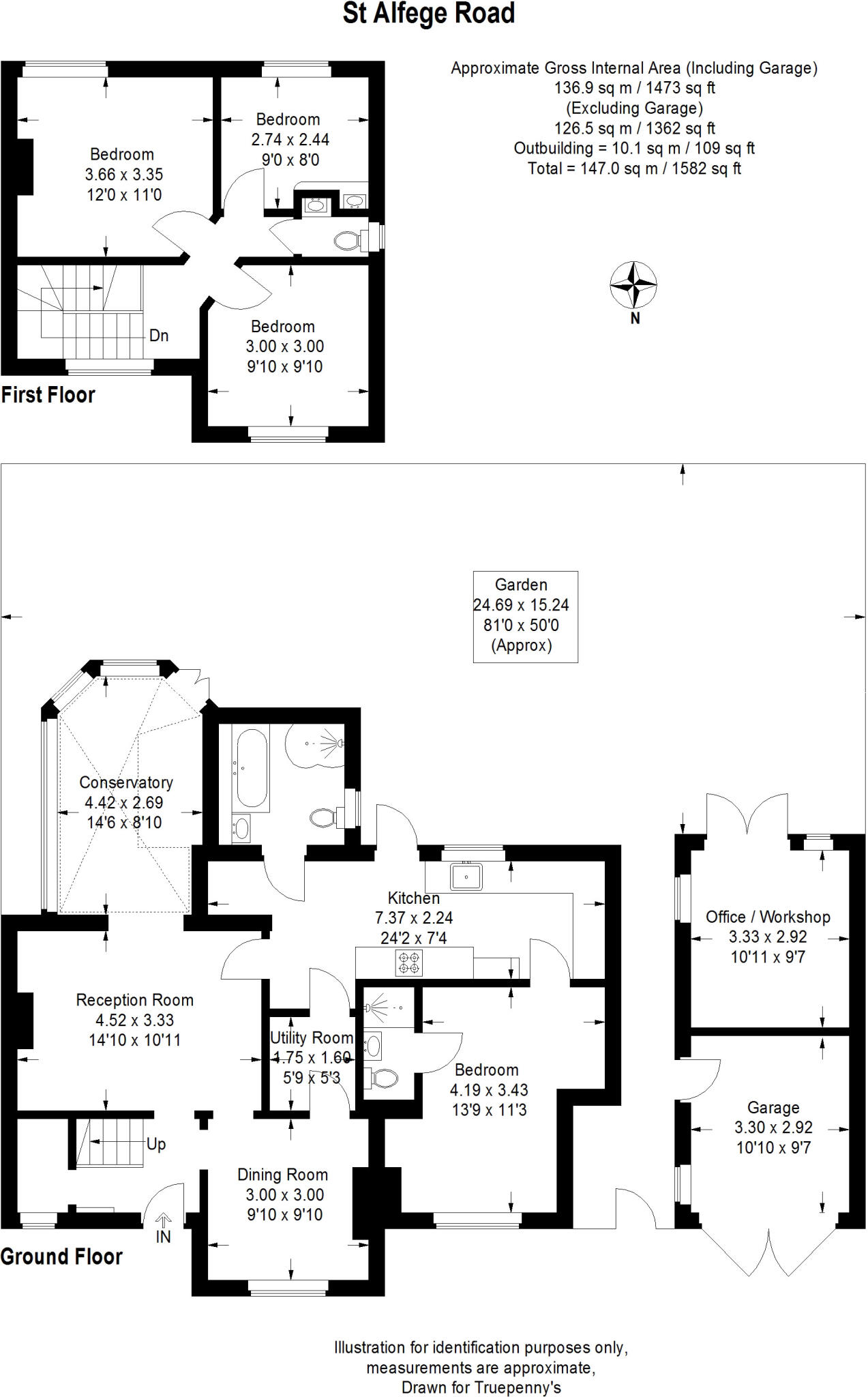 St. Alfege Road, Charlton, SE7 floorplan