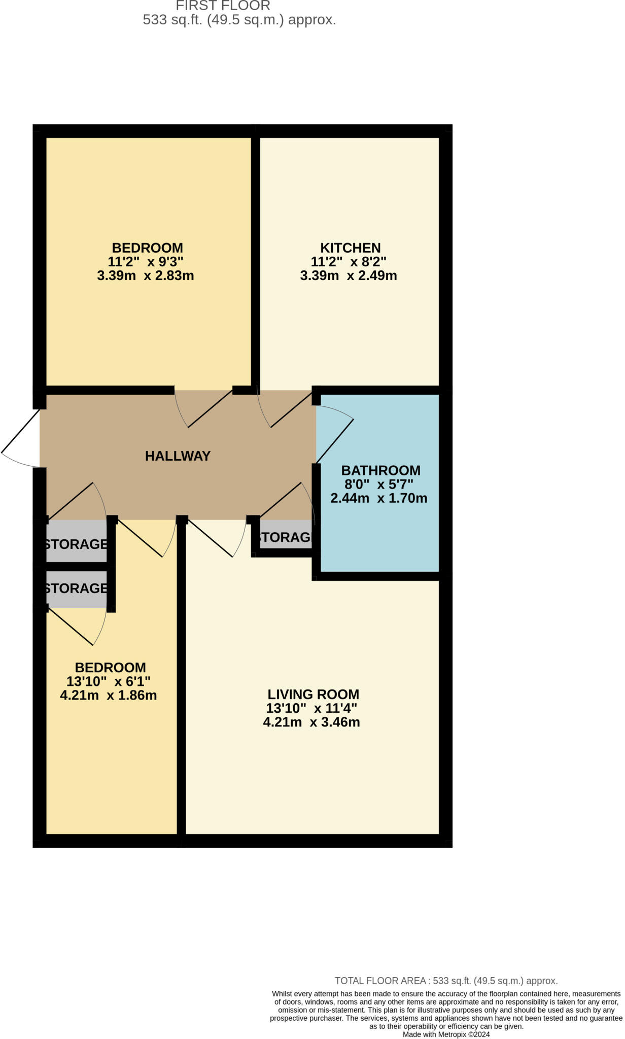 4 Marsh Flats, 75 Markeaton Street, Derby, Derbyshire DE1 1DX floorplan