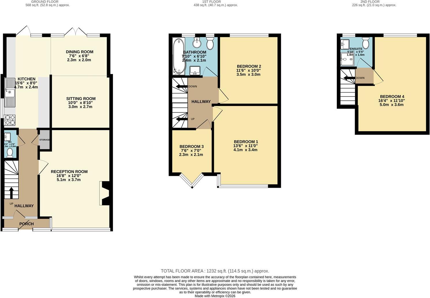 Middleton Avenue, Chingford floorplan