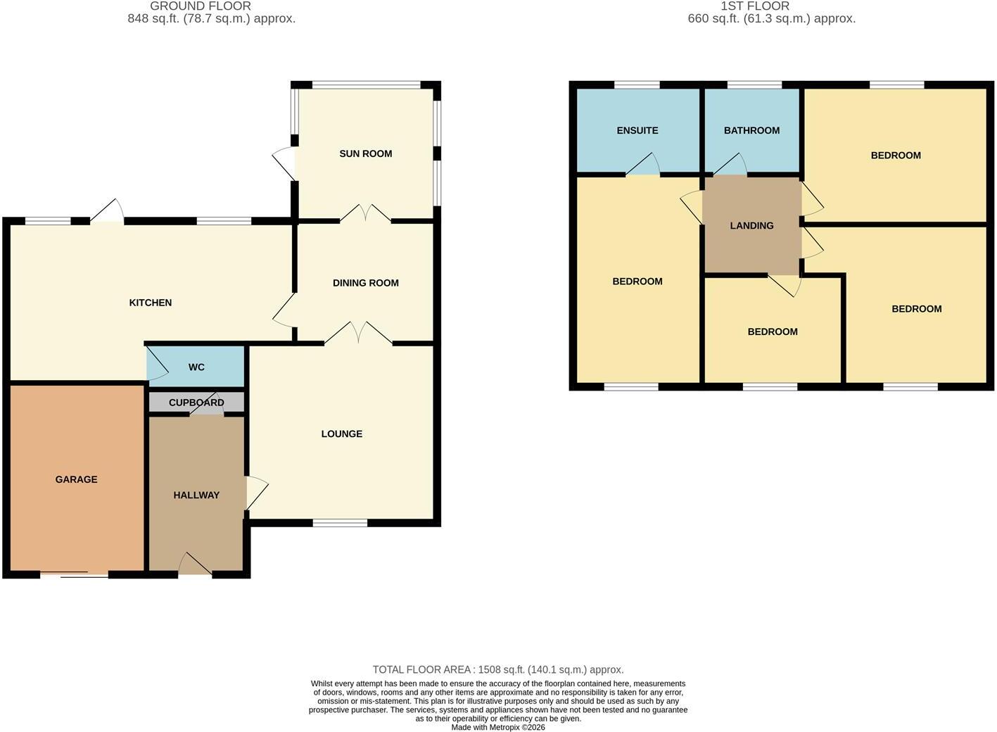 Shelley Road, Swadlincote floorplan