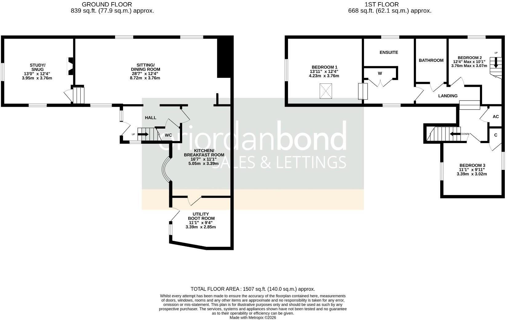 Back Lane, Holcot, Northamptonshire NN6 floorplan