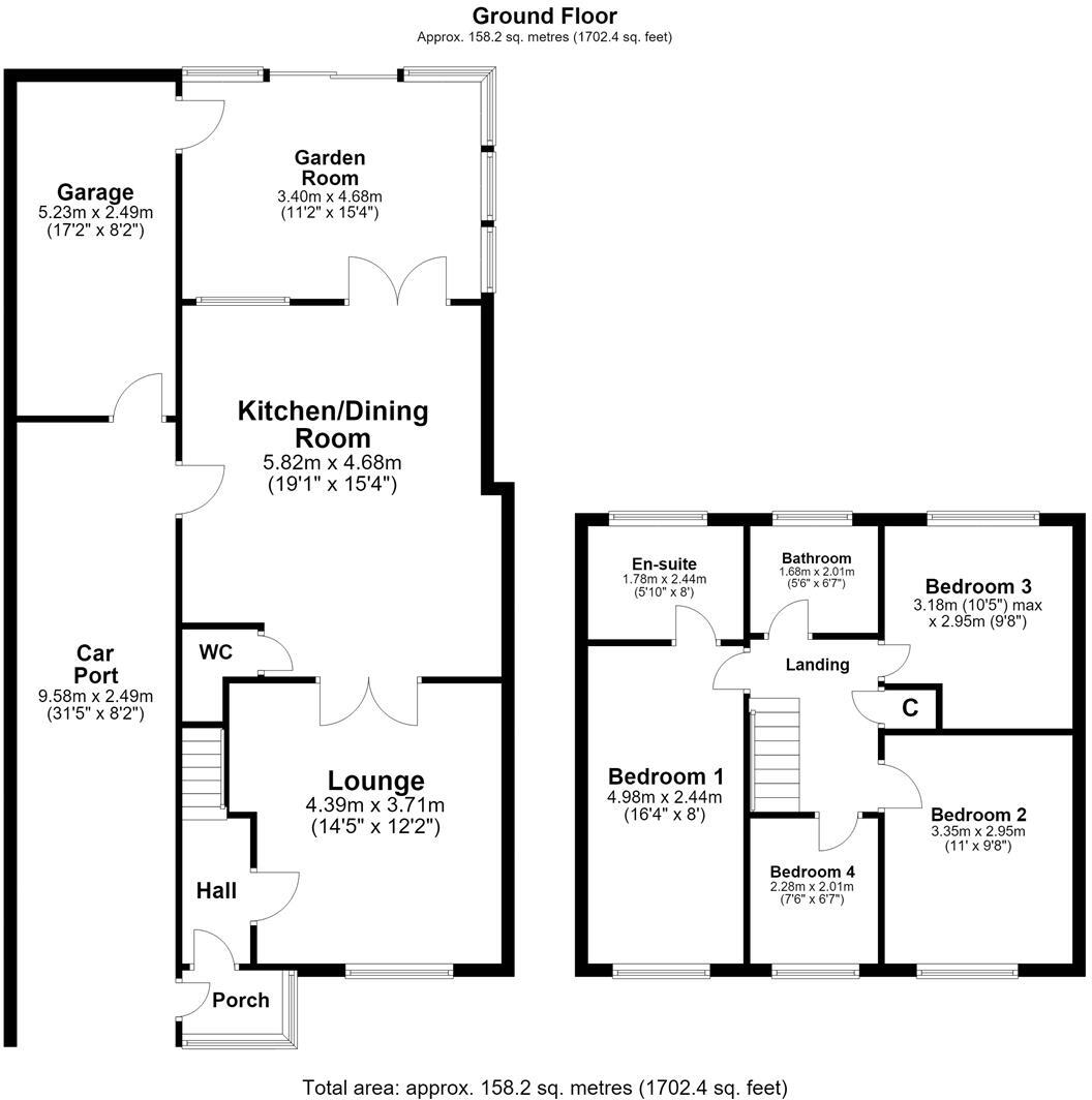 Kensington Close, Glen Parva, Leicester floorplan