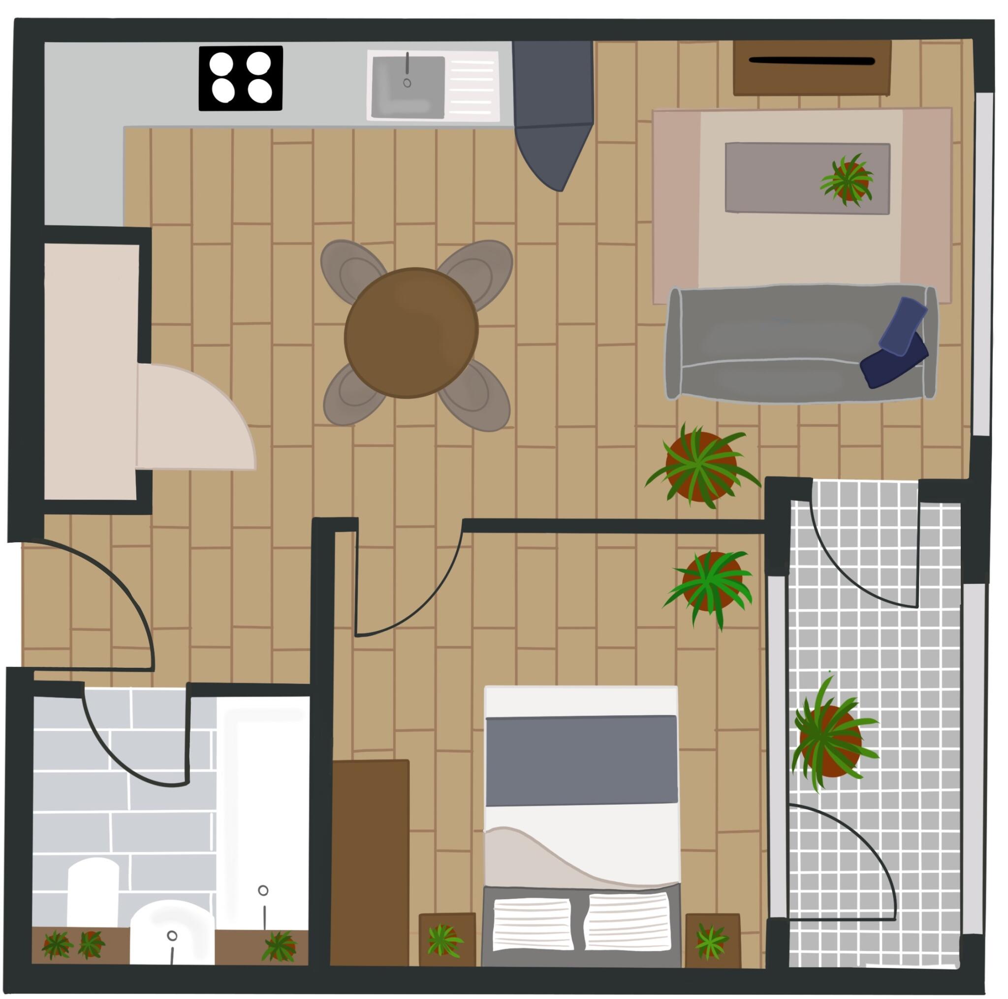 149 Hurst St Birmingham B5 floorplan