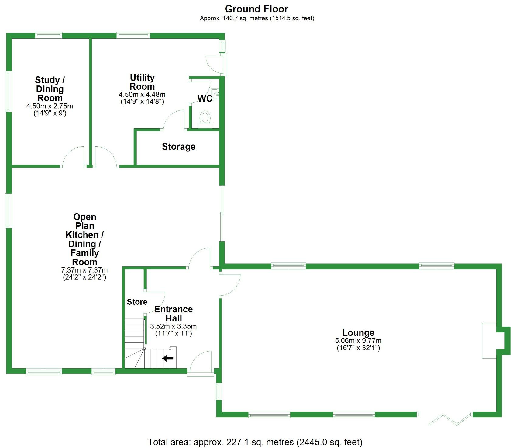Arbour Barn, Thornley,  Lancs PR3 floorplan