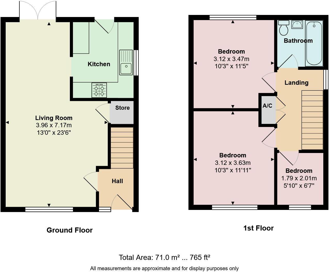 Barrow Way, Bournemouth * Close Castle Point * floorplan