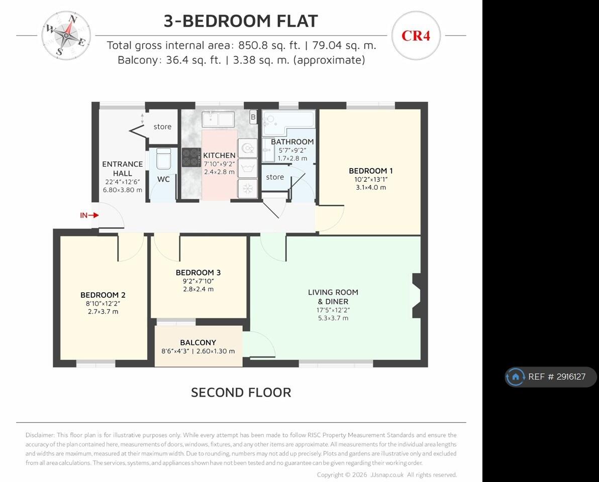 Mitcham Junction, Mitcham, CR4 floorplan