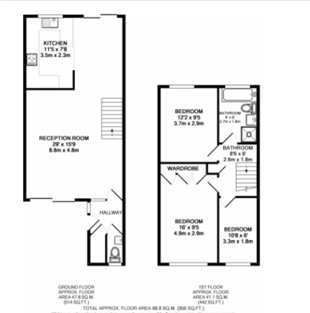 Cookes Lane, Sutton floorplan