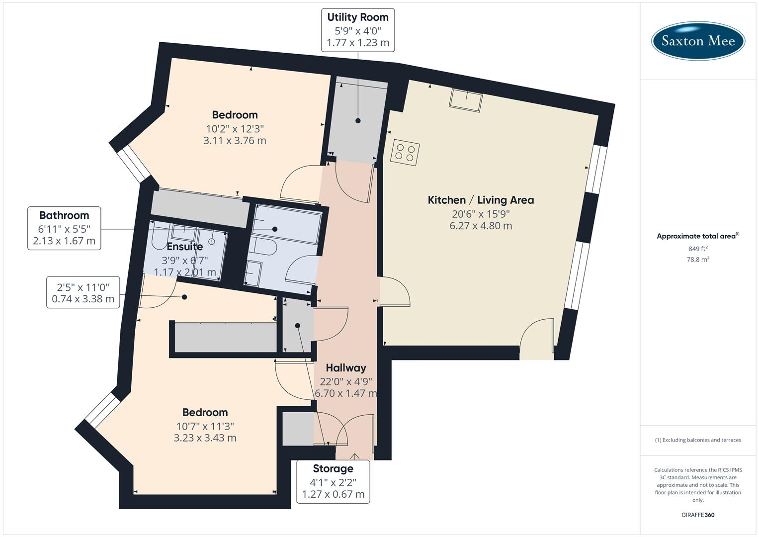 4, 60 Little London Road, Sheffield floorplan
