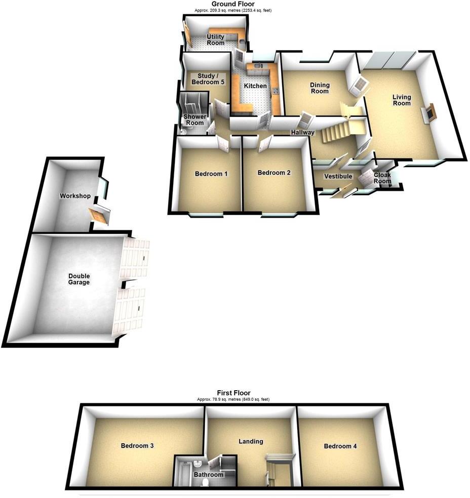 Frog Lane, Holt floorplan