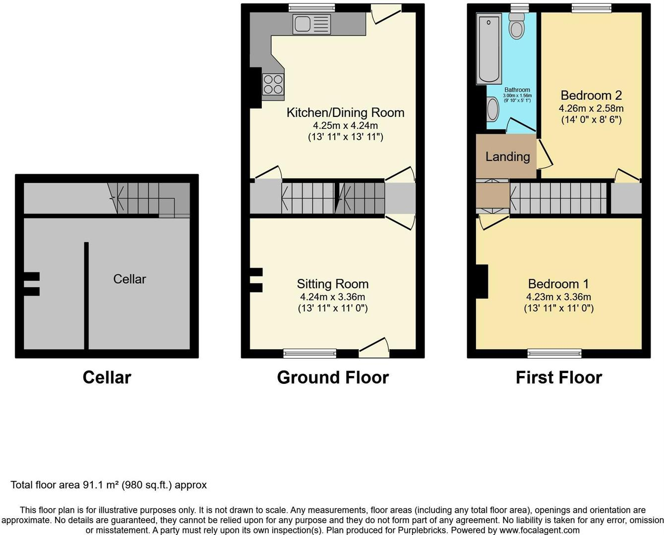 Belmont Terrace, Thorpe, Wakefield floorplan