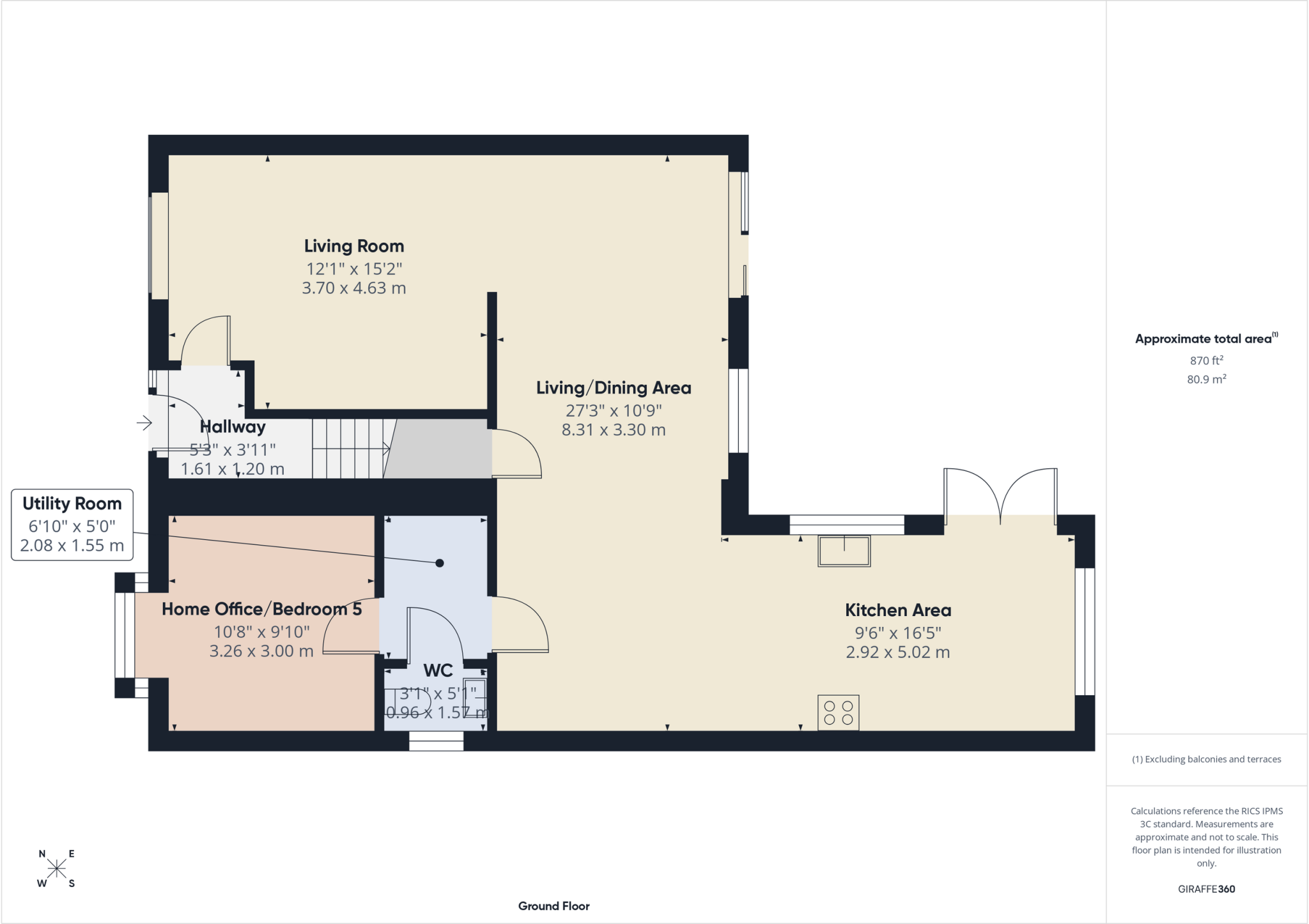 Shrewsbury Close, Oakwood floorplan