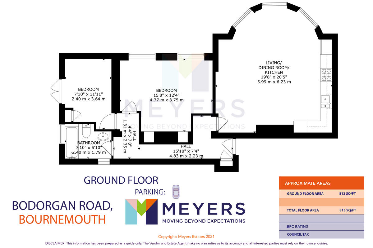 Bodorgan Road, Bournemouth, BH2 6 floorplan