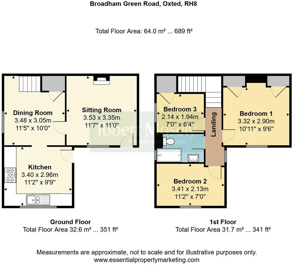Broadham Green Road, Oxted floorplan