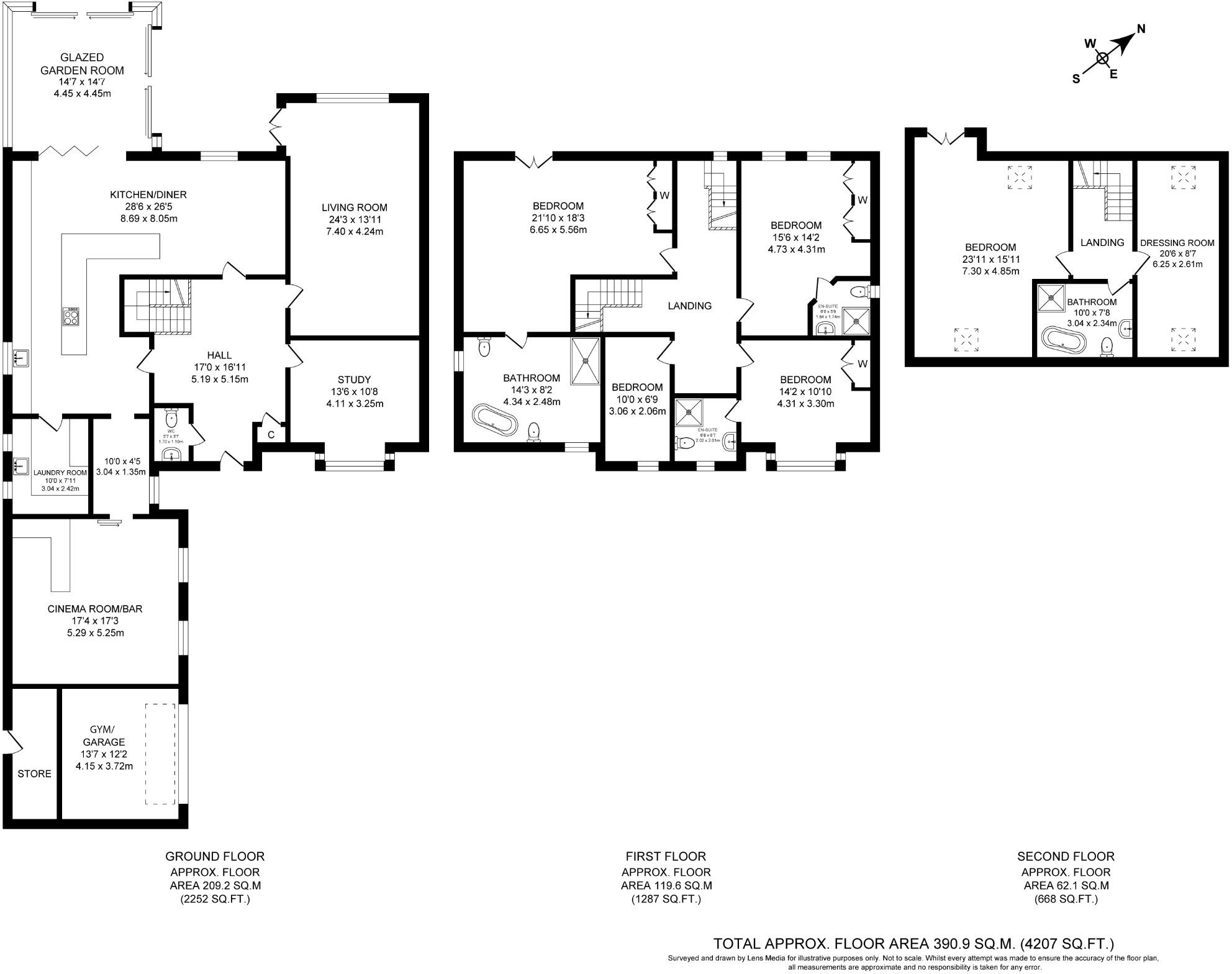 Leaf Lands, Grange Road, Bromley Cross, Bolton, BL7 9 floorplan