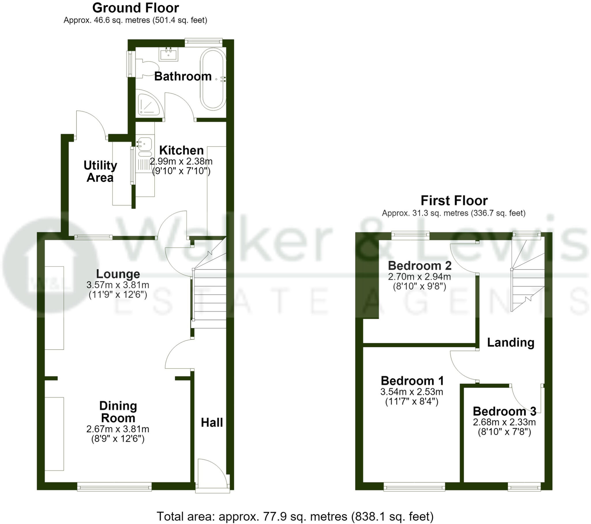 Llest Terrace, Llanilltud Faerdref, Pontypridd, Rhondda Cynon Taf floorplan