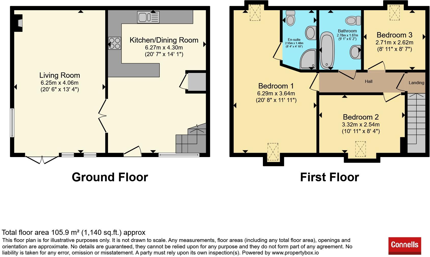 ., Over Compton, Sherborne floorplan