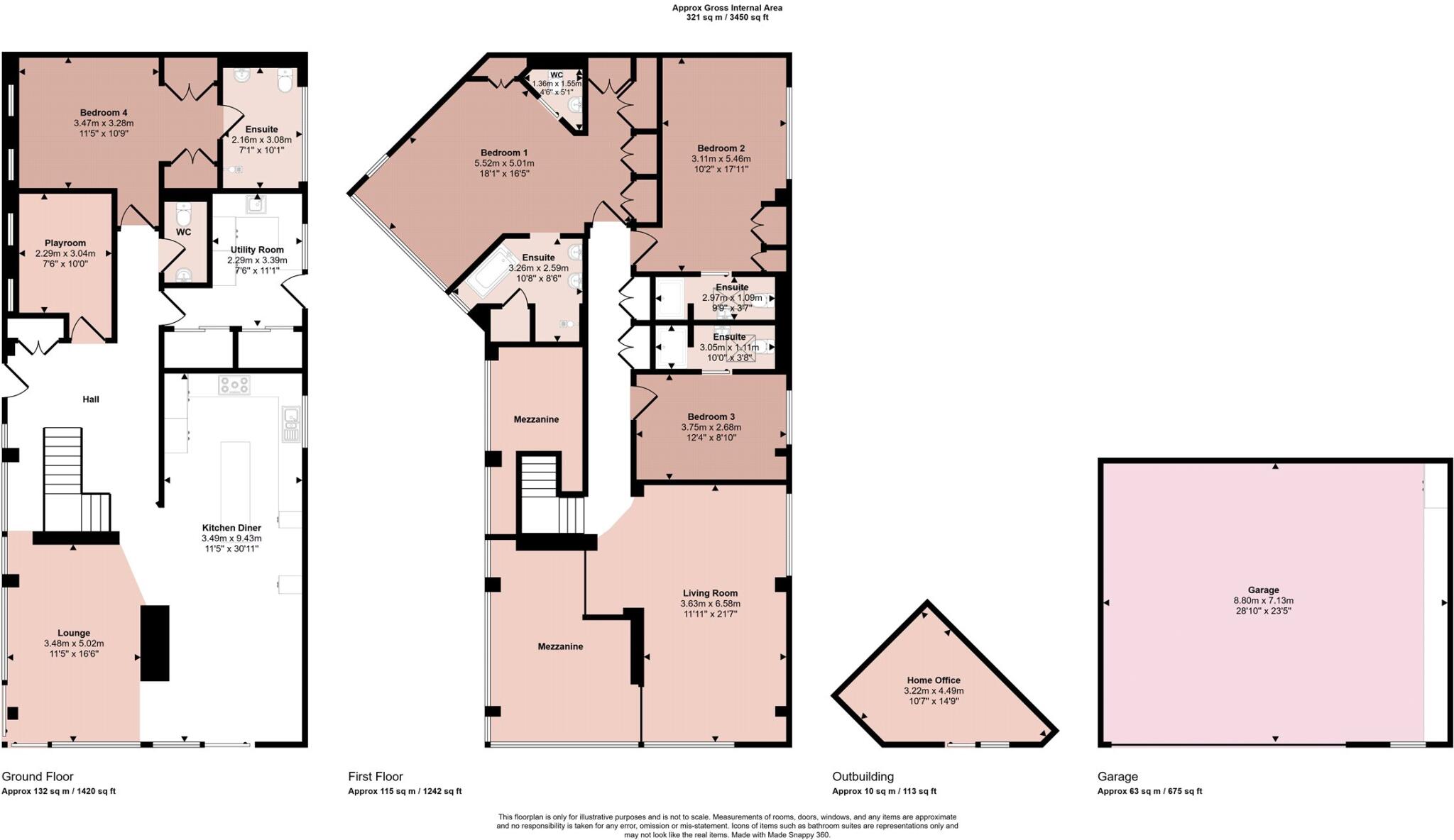 Warren Hills Road, Abbots Oak, Leicestershire floorplan
