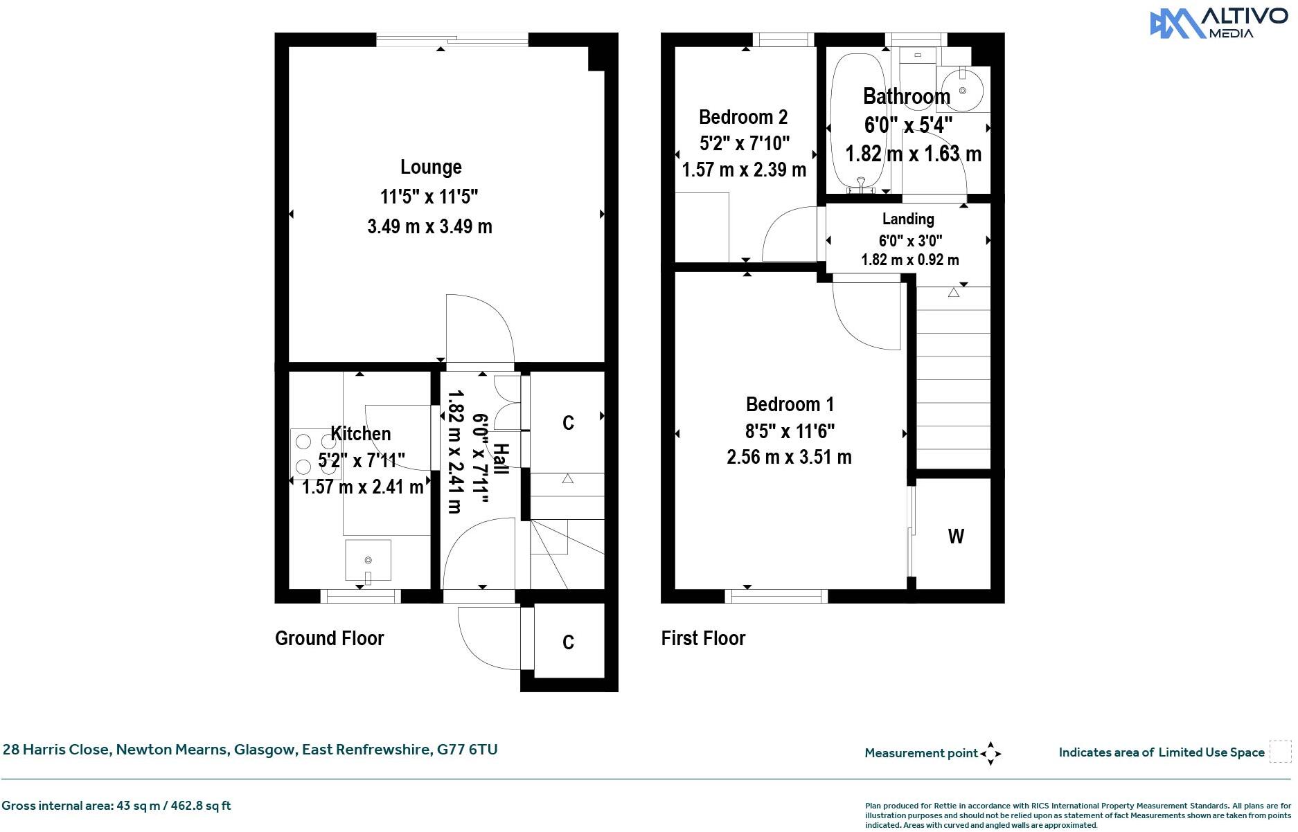 Harris Close, Newton Mearns, Glasgow, East Renfrewshire floorplan