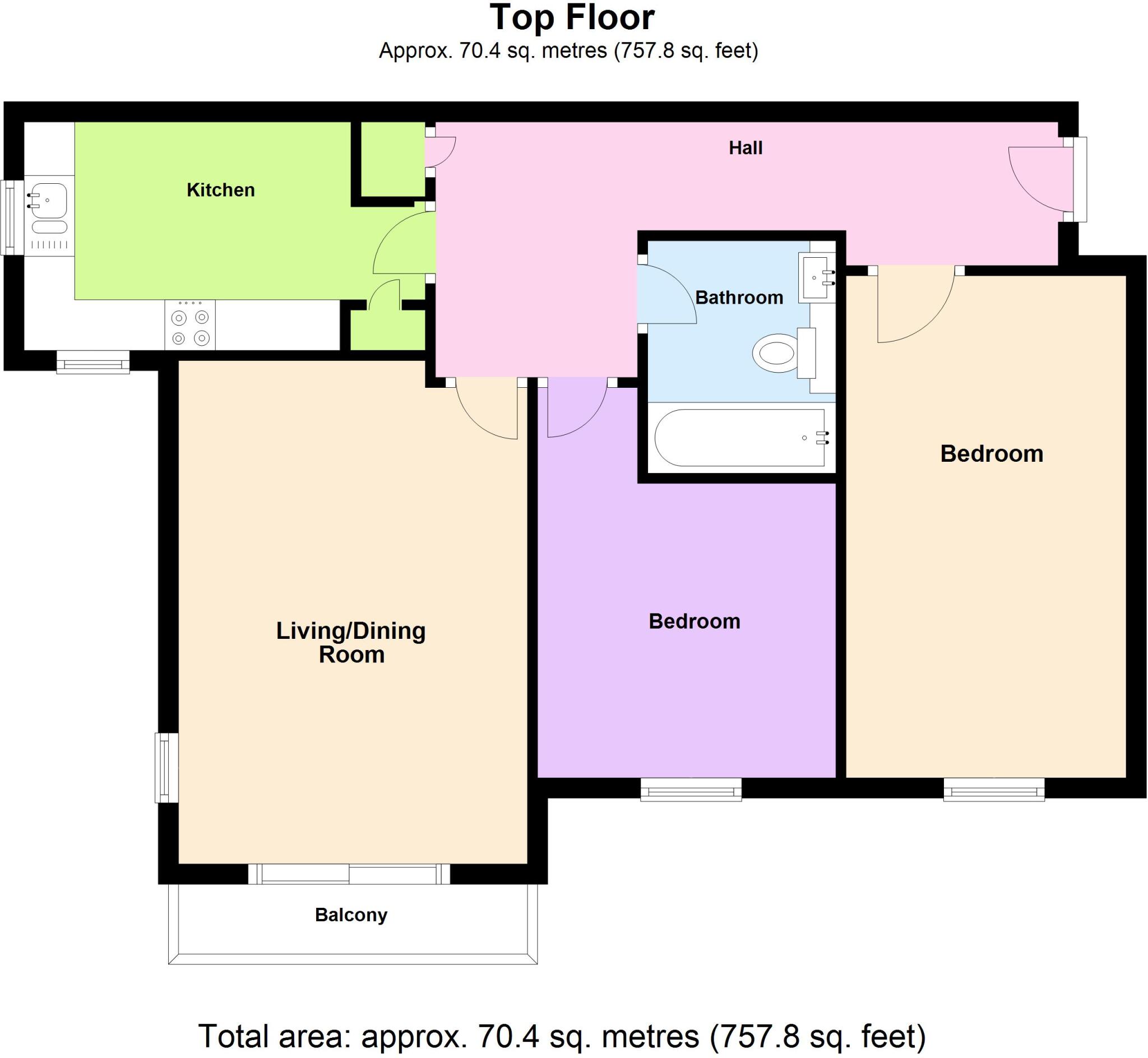 Holywell Mews, 21 Holywell Avenue, Whitley Bay, NE26 floorplan