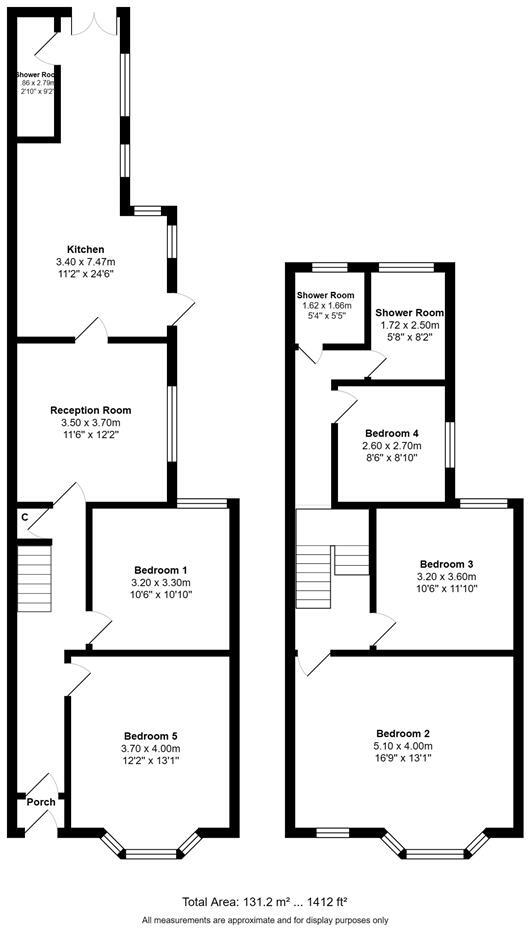 Sussex Road, Southport floorplan