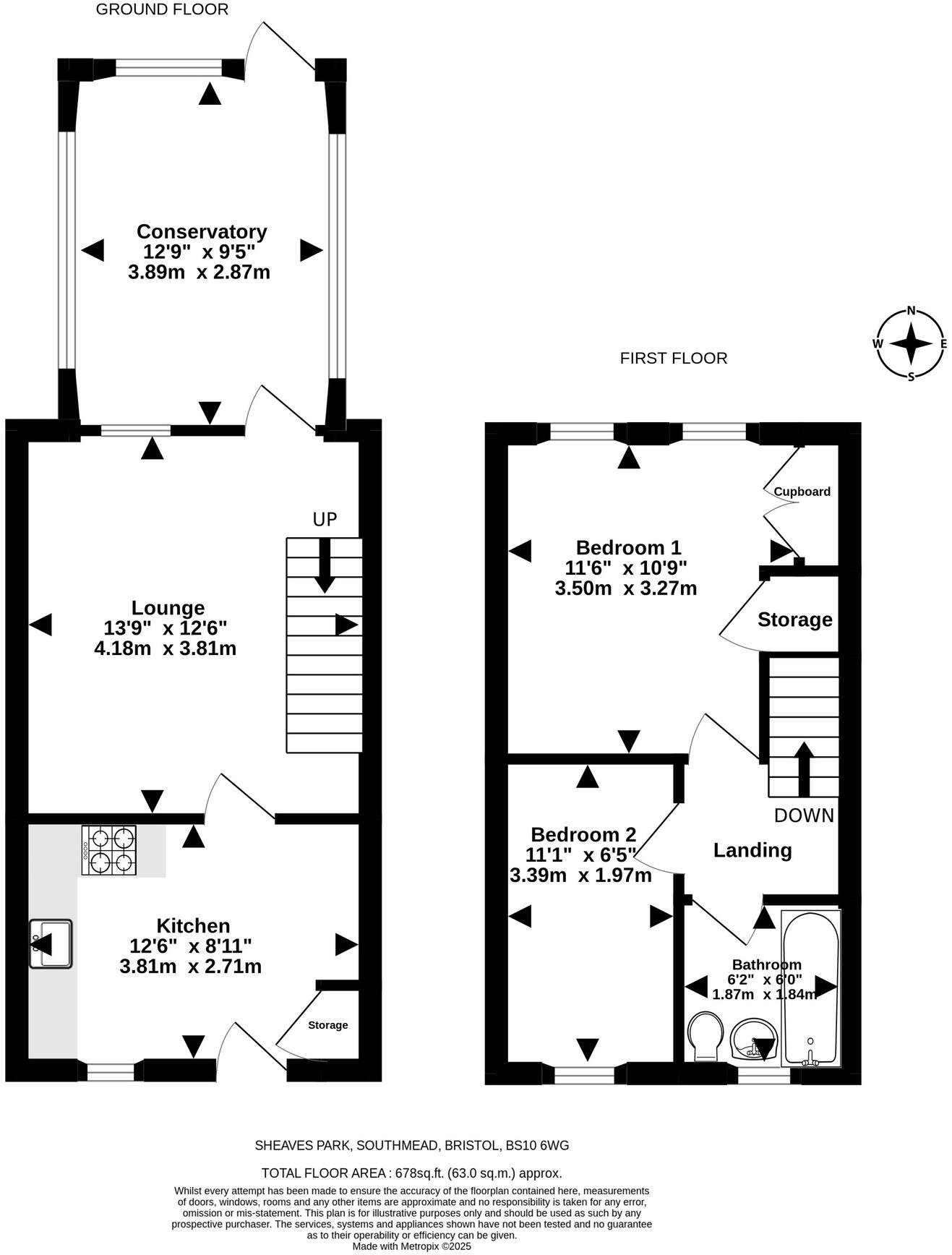 Sheaves Park, Southmead, Bristol floorplan