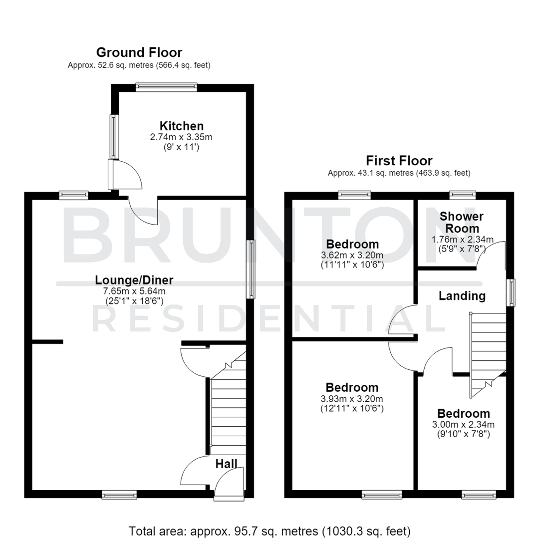 Store Street, Newcastle Upon Tyne, NE15 floorplan